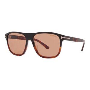 NEW TOM FORD SUNGLASSES, TF1081 05E BLACK/HAVANA MEN EYEWEAR FT1081/S 05E